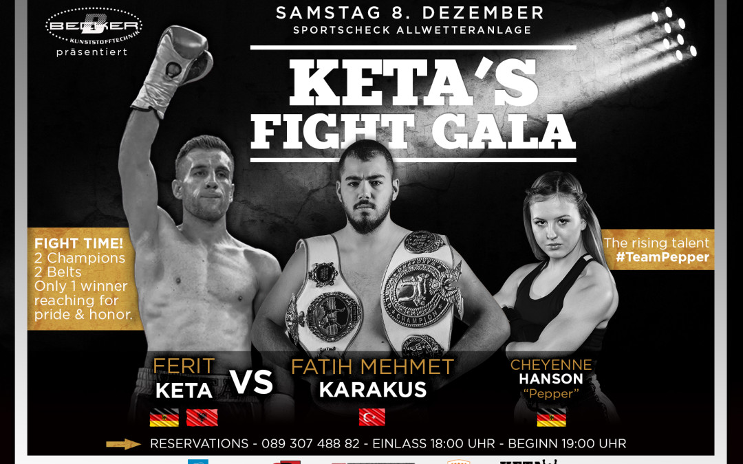 Revanche: Ferit Keta und Fatih Karakus kämpfen um zwei Weltmeister-Titel im Kickboxen am 8. Dezember in München